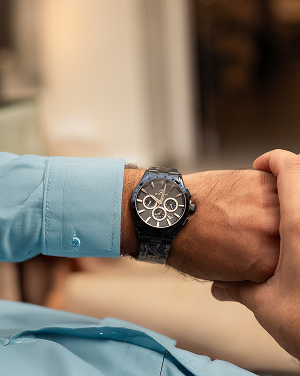 BG.1.10603 Elegant Bigotti Milano Men's Watch Stainless Steel Band