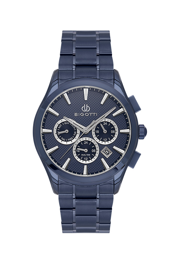 BG.1.10603 Elegant Bigotti Milano Men's Watch Stainless Steel Band