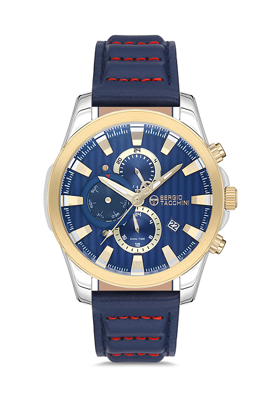 ST.1.10120 ساعة رجالية سير جلد طبيعي من سيرجيو تاتشيني