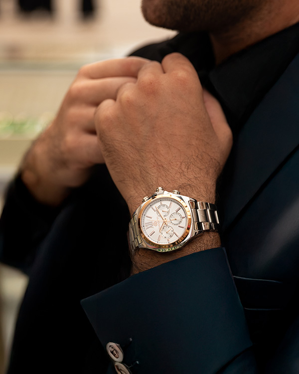 BG.1.10518 Elegant Bigotti Milano Men's Watch Stainless Steel Band