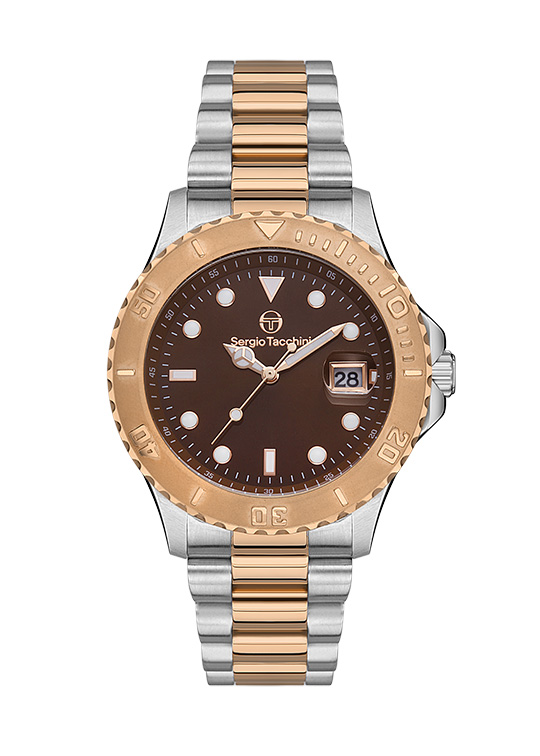 ST.1.10347-5 Elegant Sergio Tacchini Men's Watch Stainless Steel Band